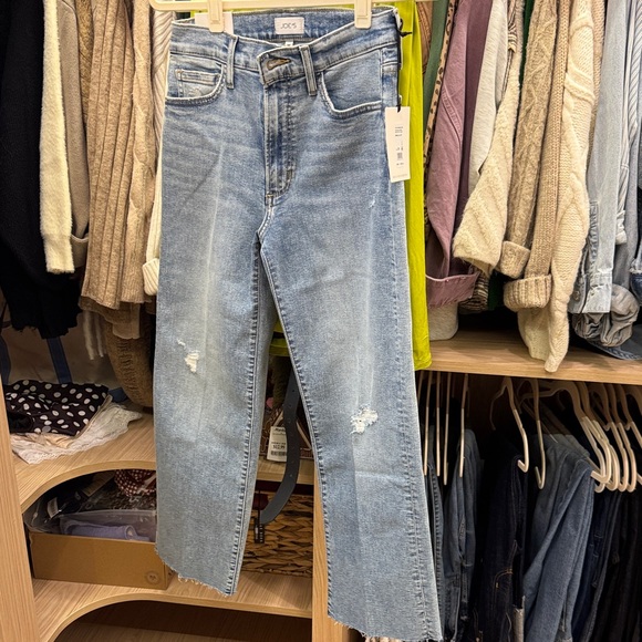 Joe's Jeans Denim - Joe's Jeans Women's Faded Blue Cropped Jeans